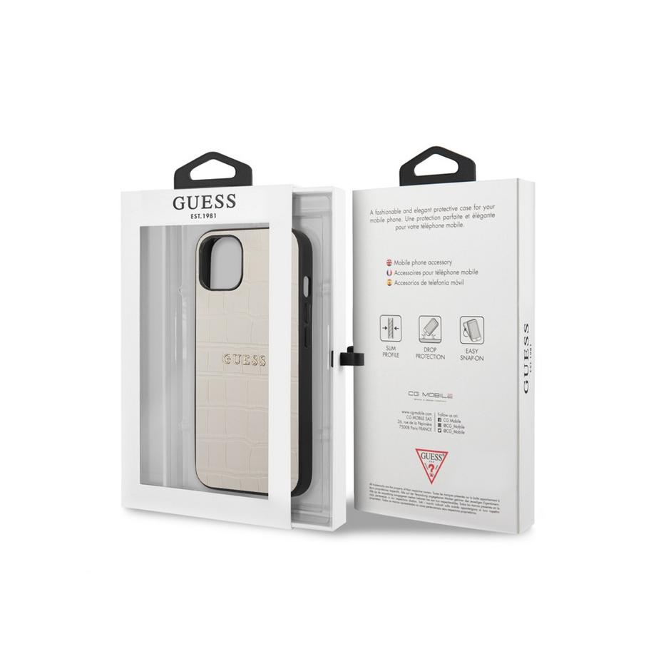 GUESS  Cover per iPhone 13 PU Croco 