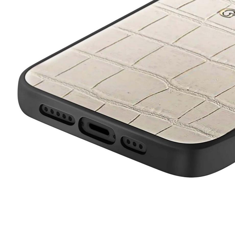 GUESS  Cover per iPhone 13 PU Croco 