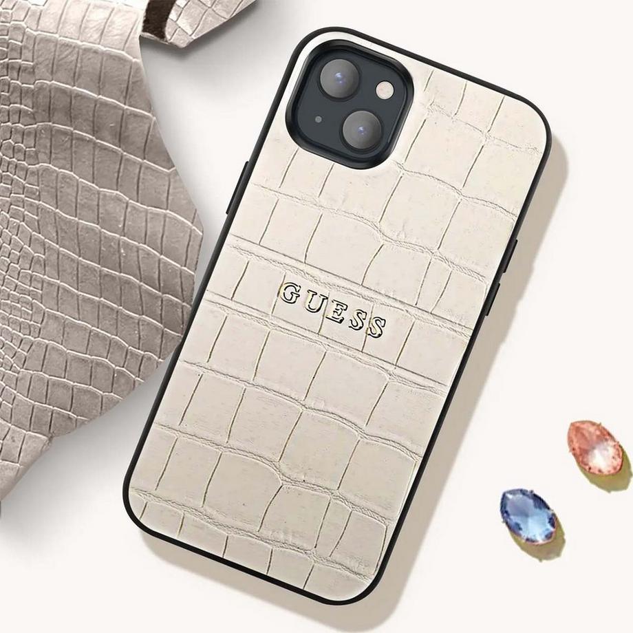 GUESS  Cover per iPhone 13 PU Croco 