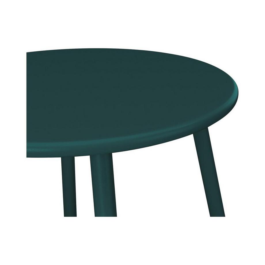 Vente-unique Garten-Beistelltisch - Metall - Tannengrün - MIRMANDE von MYLIA  