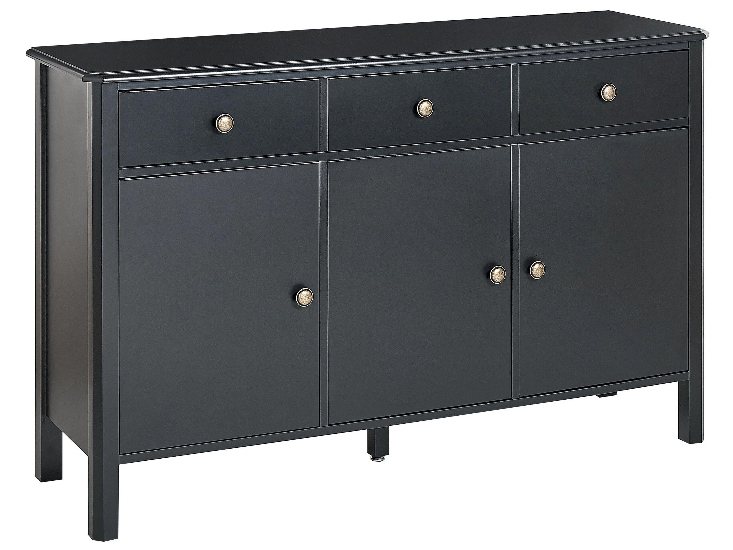 Beliani Sideboard mit 3 Türen aus MDF-Platte Modern OLATE  