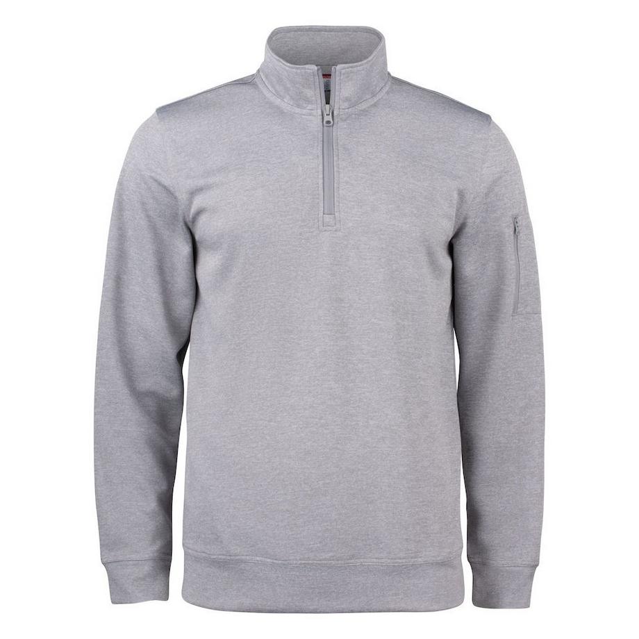 Clique Sweat Basic Active à Fermeture Éclair Courte  
