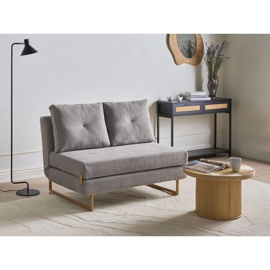Beliani Canapé 2 places en Tissu  JERSLEV  