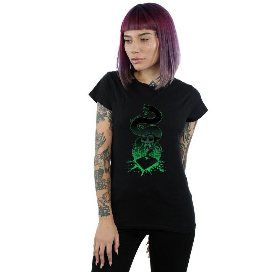 HARRY-POTTER Slytherin Dark Mark T-Shirt  