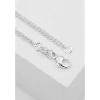 MUAU Schmuck  Collier Panzer Weissgold 750, 2.1mm, 45cm 