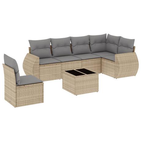 VidaXL Garten sofagarnitur poly-rattan  