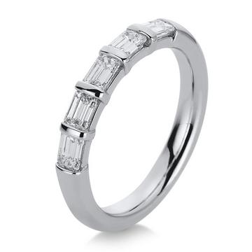 Mémoire-Ring 750/18K Weissgold Diamant 1ct.