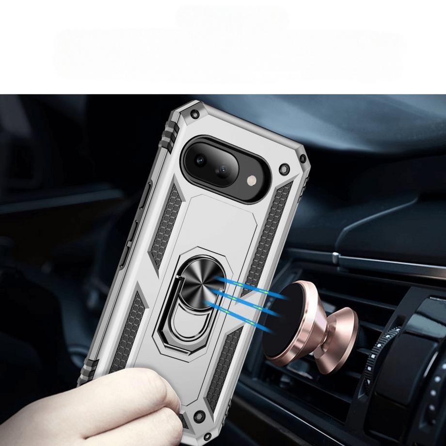 Cover-Discount  Google Pixel 9a - Coque arrière résistante avec kickstand 
