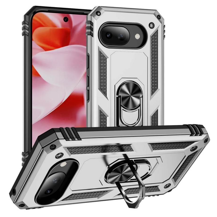 Google Pixel 9a - Coque arrière résistante avec kickstand