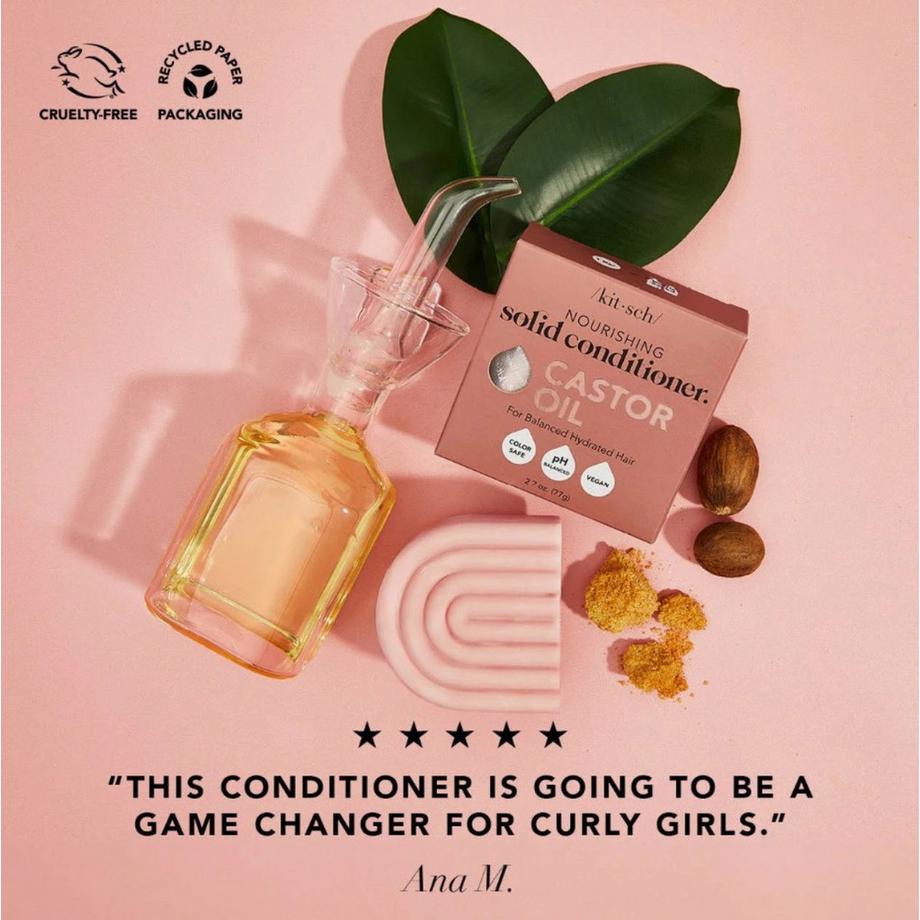 Kitsch  Pflegender Fester Conditioner mit Rizinusöl 