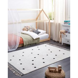 Beliani Tapis en Coton Moderne LAZA  