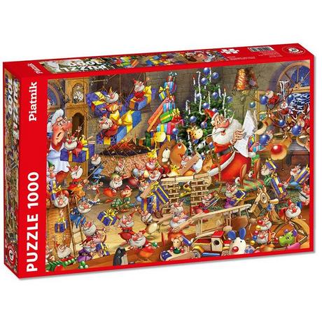 Piatnik  Puzzle Weihnachtstrubel (1000Teile) 