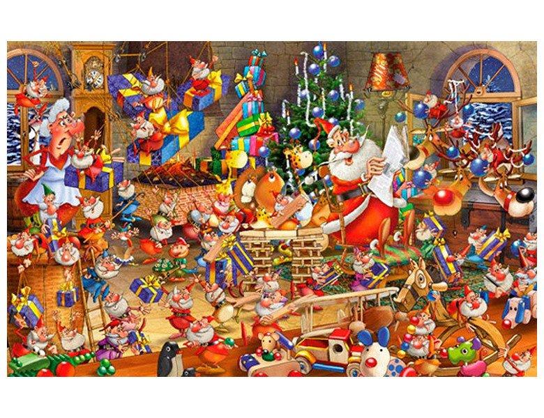 Piatnik  Puzzle Weihnachtstrubel (1000Teile) 