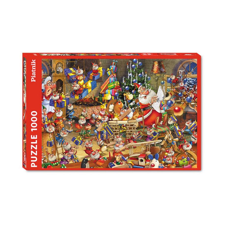 Piatnik  Puzzle Weihnachtstrubel (1000Teile) 