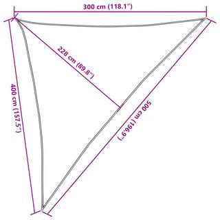 VidaXL Voile d'ombrage  