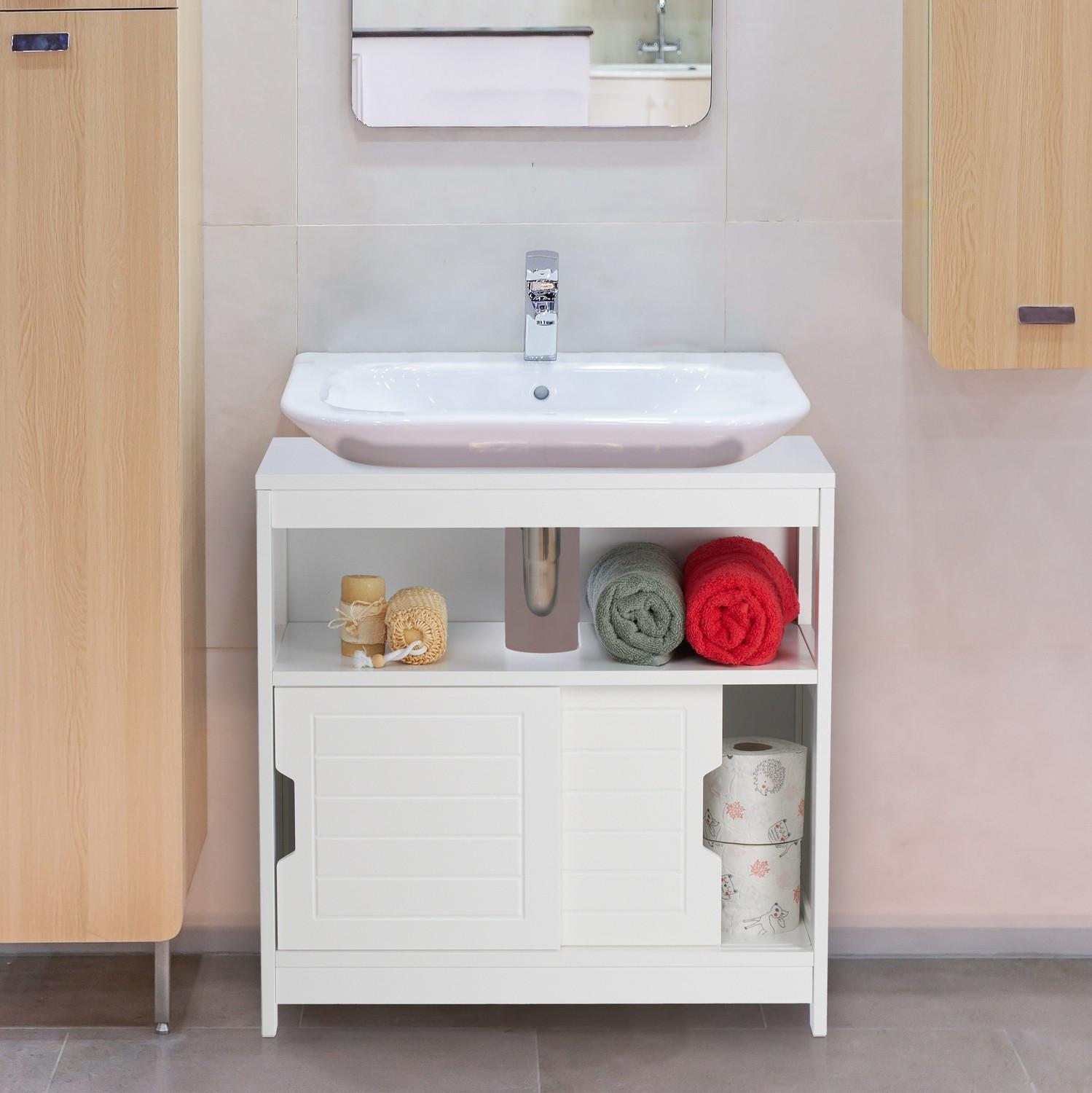 B2X Mobile lavabo bianco  