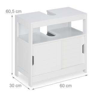 B2X Mobile lavabo bianco  