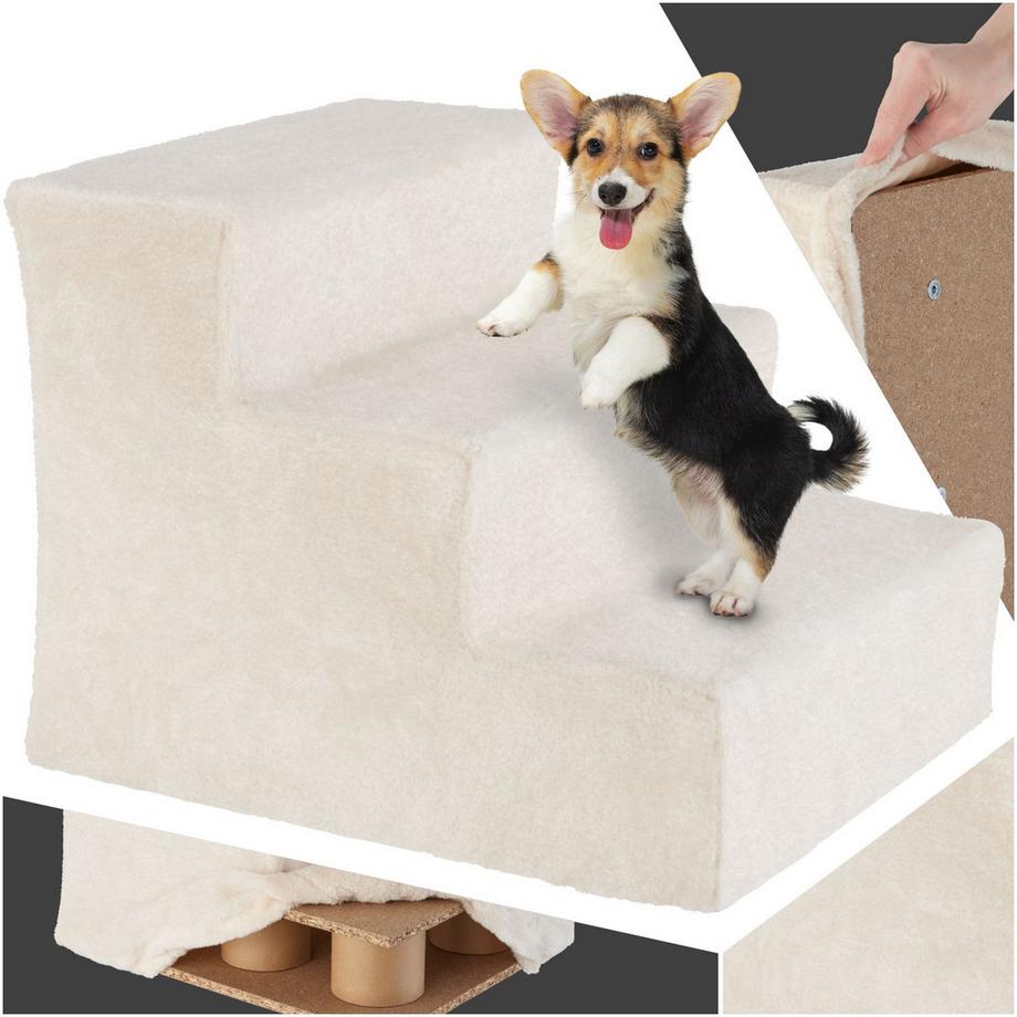 Tectake  Escalier pour animaux domestiques PAW PATH 37 x 45 x 34,5 cm 