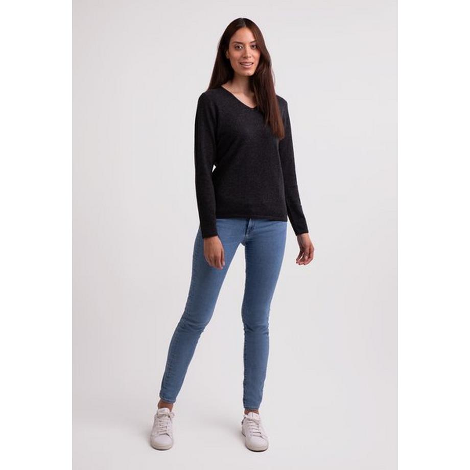 CASH-MERE.CH Kaschmir V-Ausschnitt Pullover  