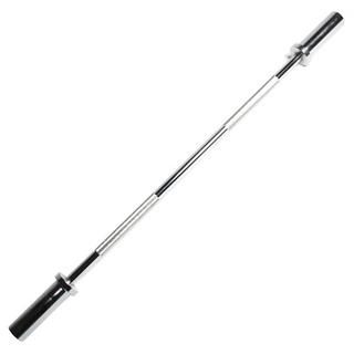 GladiatorFit  Barre de musculation en acier 120cm Ø 50mm + 2 stop disques 