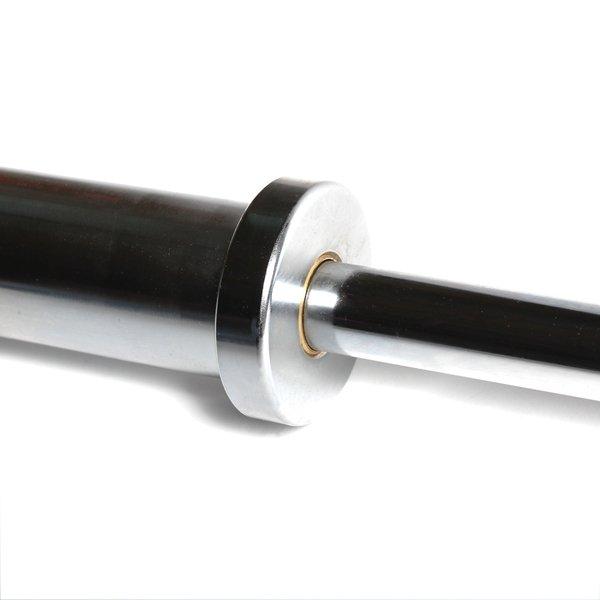 GladiatorFit  Hantelstange aus Stahl 120cm Ø 50mm + 2 Scheibenstopper GladiatorFit 