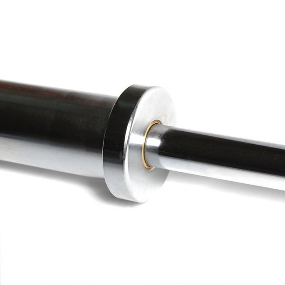 GladiatorFit  Hantelstange aus Stahl 120cm Ø 50mm + 2 Scheibenstopper GladiatorFit 