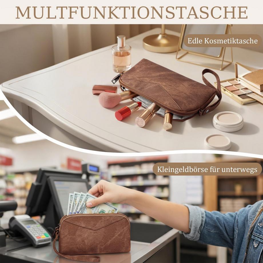 Only-bags.store Wasserdichter Veganer Leder City Rucksack  