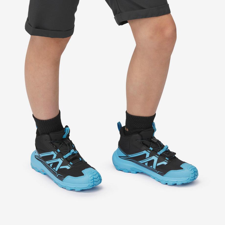 QUECHUA  Sportschuhe Kinder Crossrock Mid synthetisch 