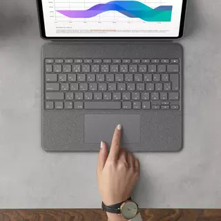 Coque Logitech Combo Touch avec clavier rétroéclairé + trackpad