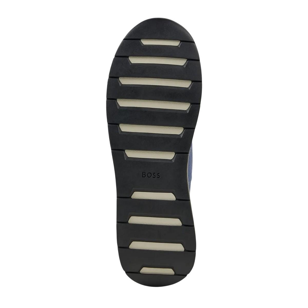 BOSS  Sneaker Titanium, WildlederPanel 