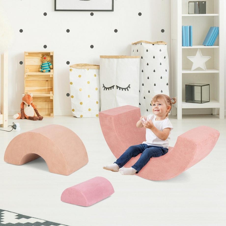 B2X 3 PEZZI. Morbidi mattoncini in schiuma per arrampicarsi e gattonare per bambini  