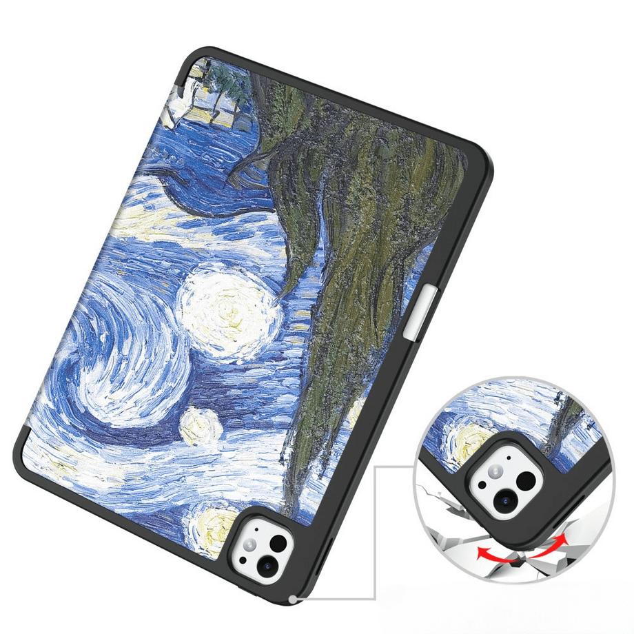 Cover-Discount  iPad Pro 11 2024 - Smart Case Pencil Halter Motiv 