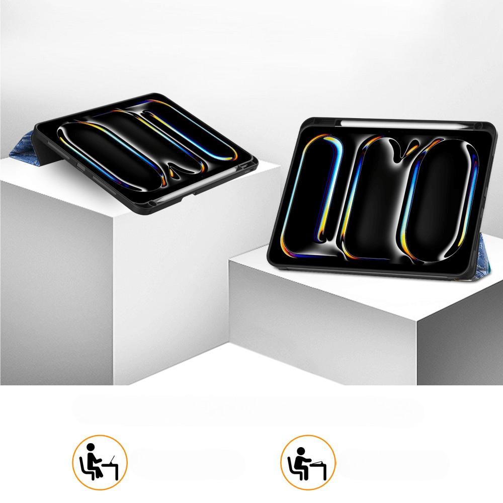 Cover-Discount  iPad Pro 11 2024 - Smart Case Pencil Halter Motiv 