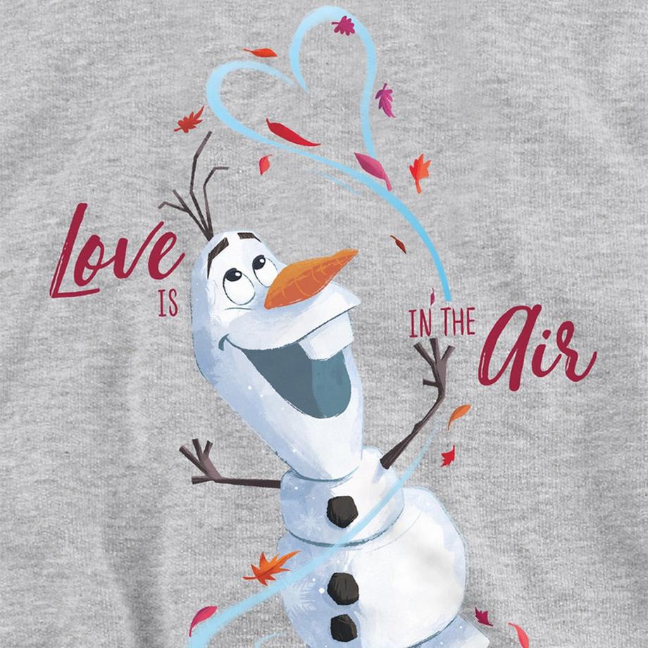 FROZEN  Sweat À Capuche Saintvalentin Motif Olaf Love Is In The Air 