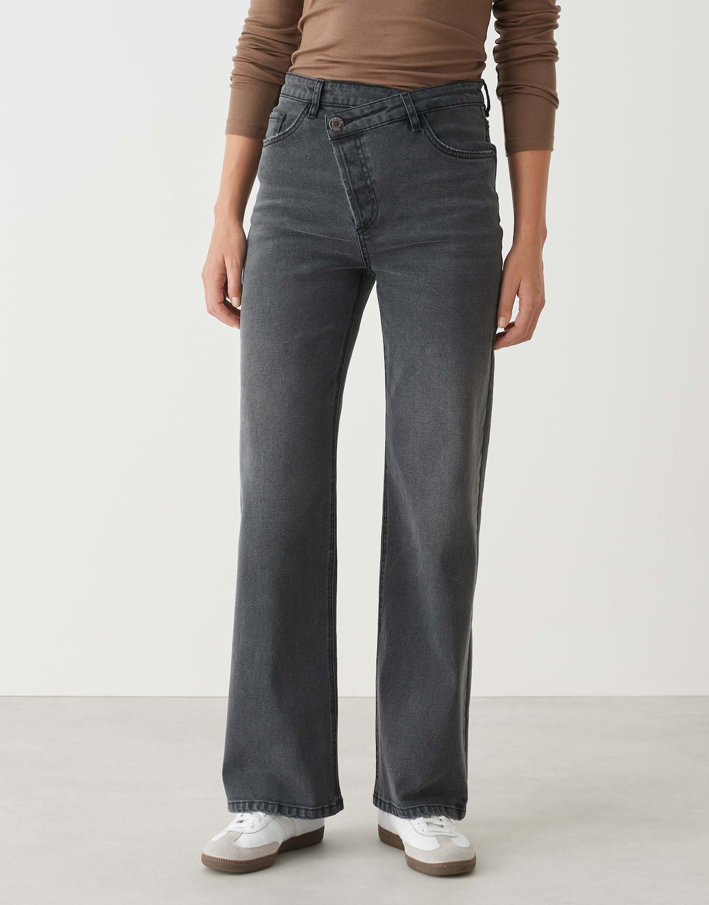 OPUS  Wide Leg Jeans Marli crisscross 