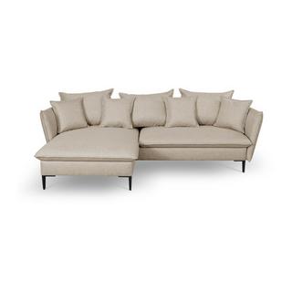 PASCAL MORABITO Canapé d'angle conible en tissu LAZARE de PASCAL MORABITO Angle gauche  