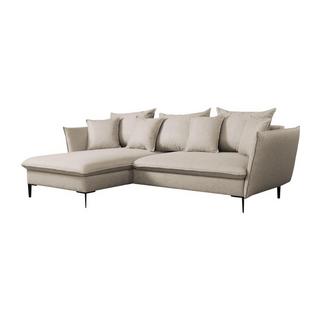 PASCAL MORABITO Canapé d'angle conible en tissu LAZARE de PASCAL MORABITO Angle gauche  