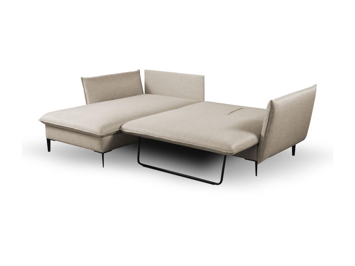 PASCAL MORABITO Canapé d'angle conible en tissu LAZARE de PASCAL MORABITO Angle gauche  