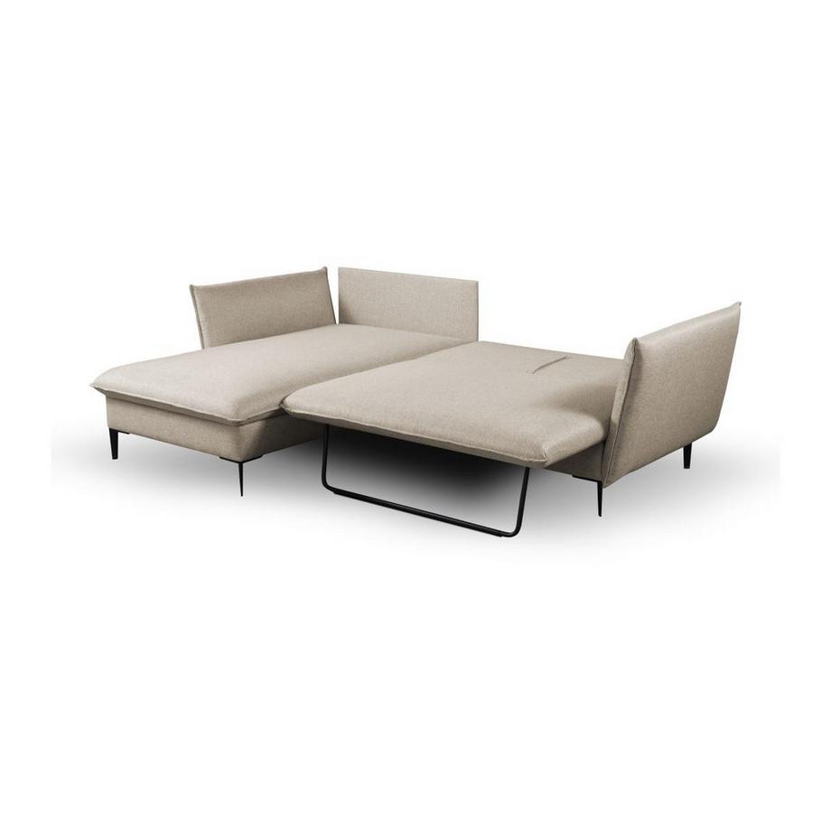 PASCAL MORABITO Canapé d'angle conible en tissu LAZARE de PASCAL MORABITO Angle gauche  