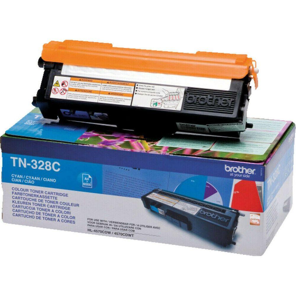 brother  BROTHER Toner Super HY cyan TN-328C HL-4570CDN 6000 Seiten 