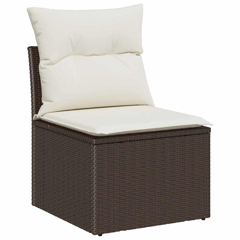 VidaXL Ensemble de canapés d'extérieur poly rattan  