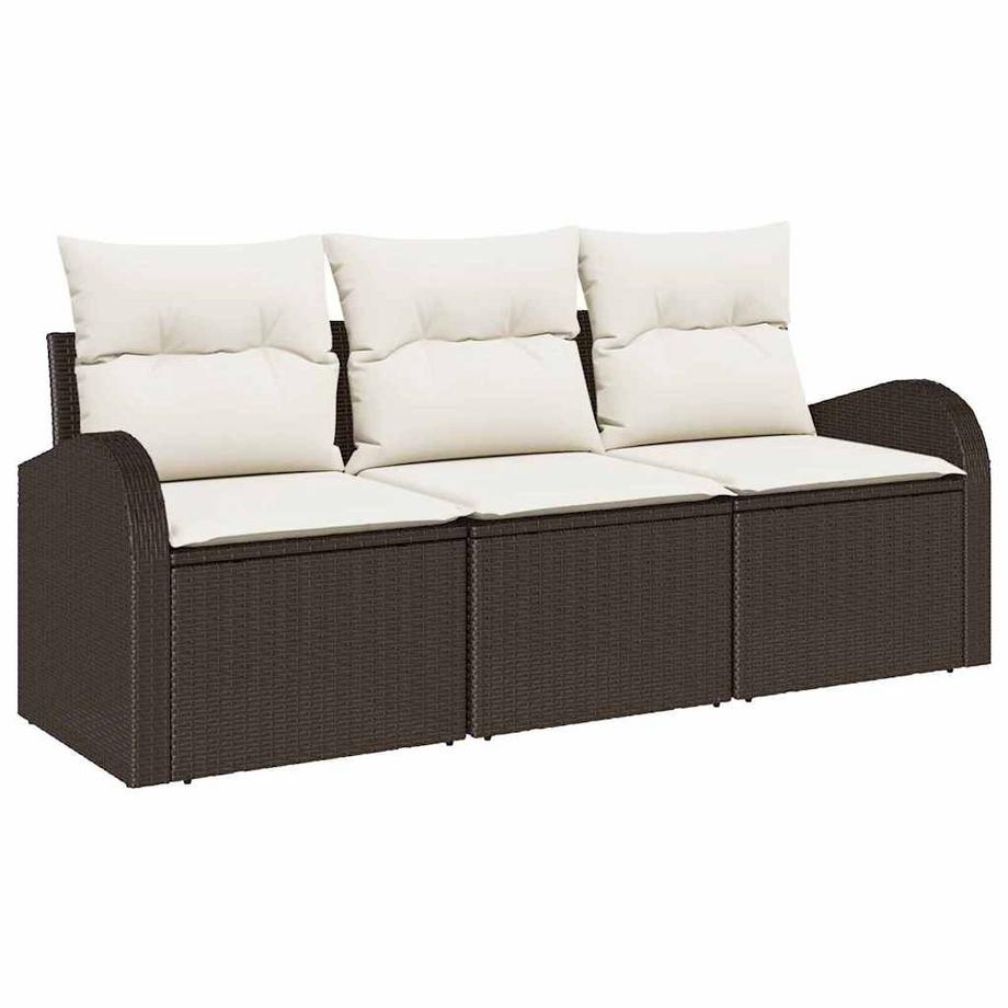 Ensemble de canapés d'extérieur poly rattan