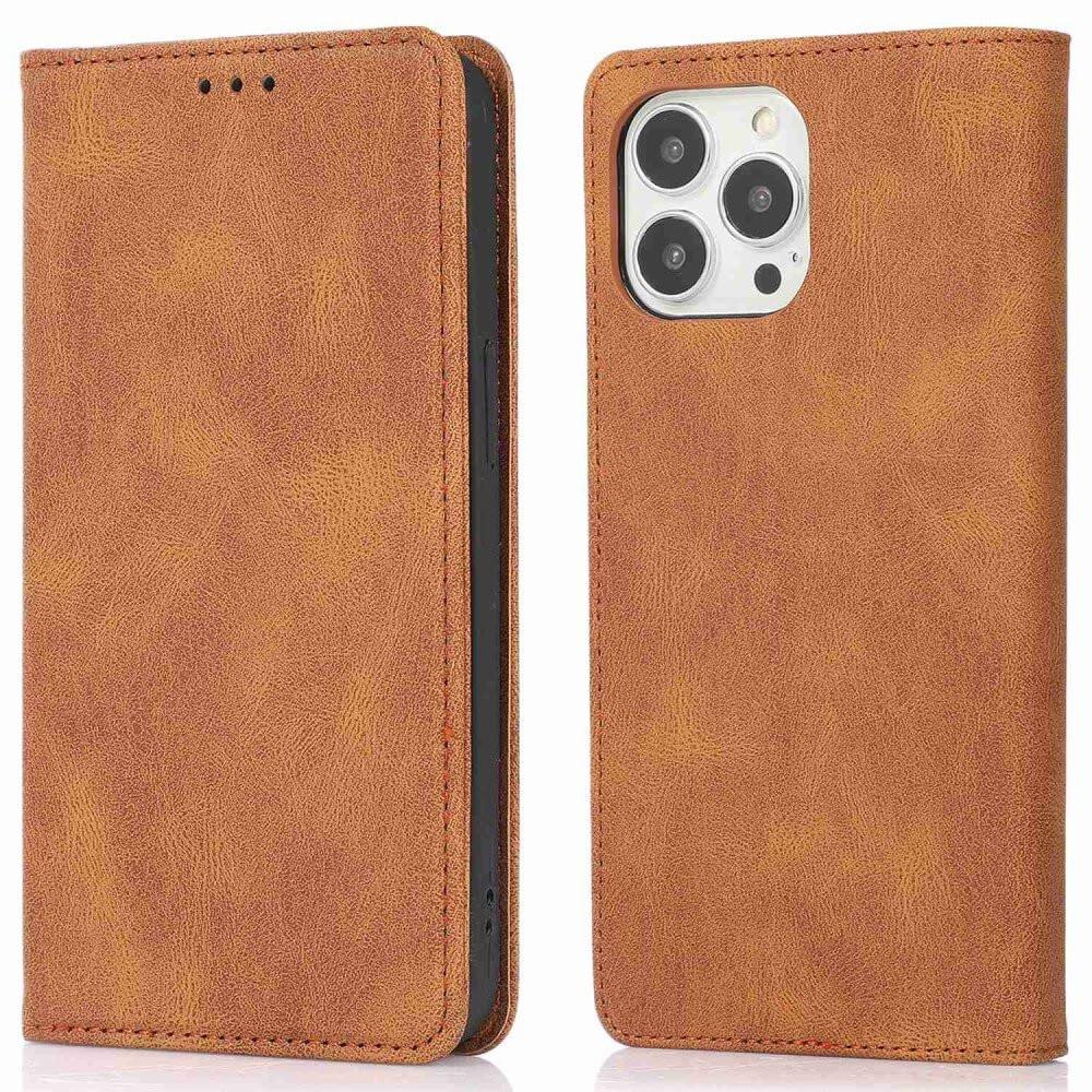 Cover-Discount  iPhone 15 Pro - Vintage éTui Flip Case 