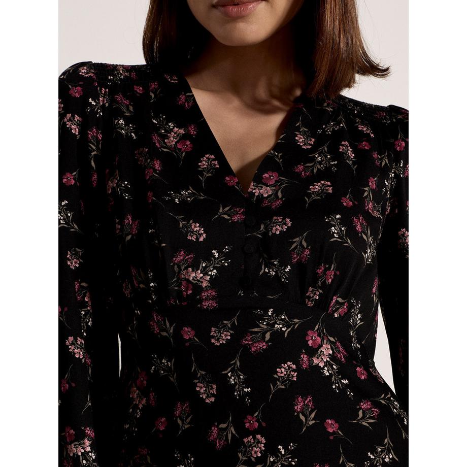 APRICOT Midi-Kleid mit Blumenprint  