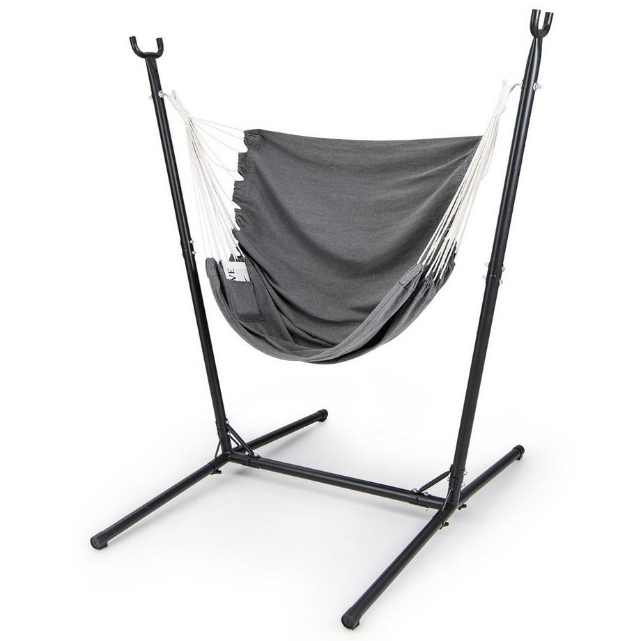 Chaise suspendue réglable avec support