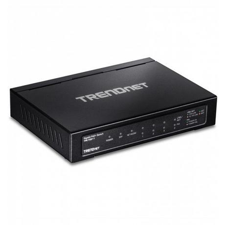 TRENDNET  5xRJ-45, 1xSFP, 2K MAC 50/60Hz (6 Ports) 