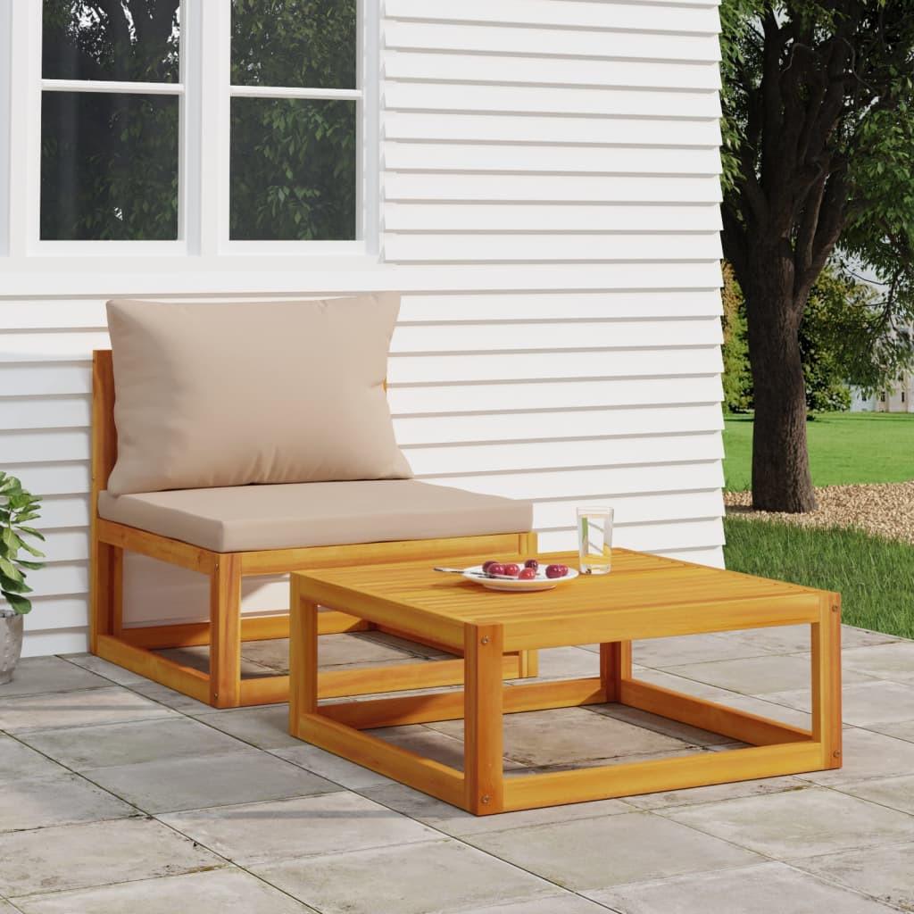 VidaXL Gartensofa-set akazienholz  