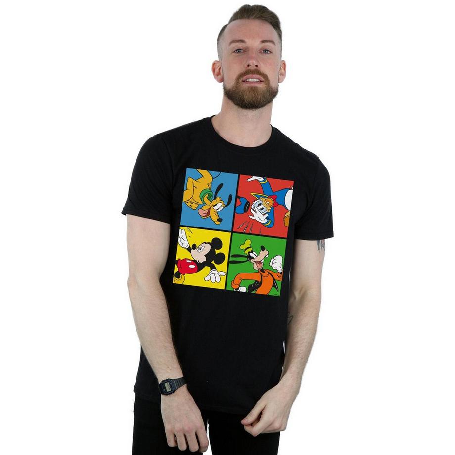Disney Mickey Mouse and Friends T-Shirt Stampa Quadrata  