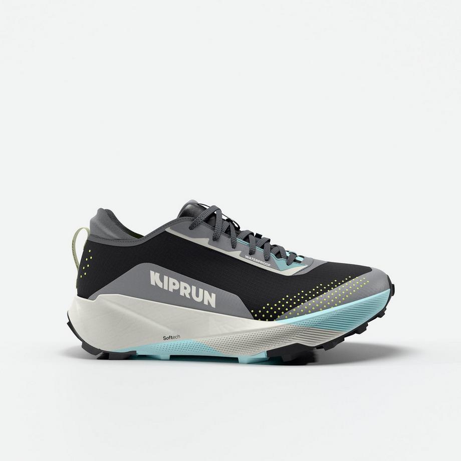 Wasserdichte Trailrunning-Schuhe , Kiprun Kipsummit WP, Schwarz/Blau