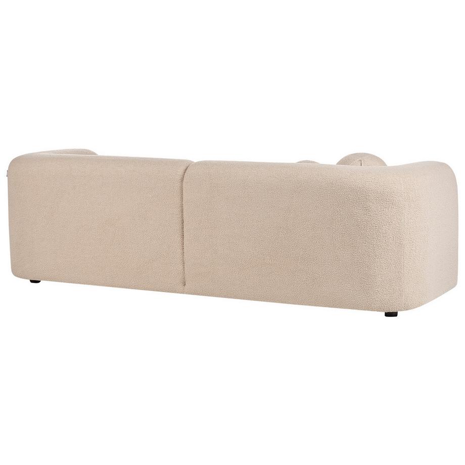 Beliani 3 Sitzer Sofa aus Bouclé Minimalistisch LEIREN  